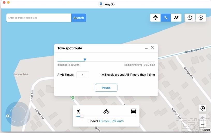 iToolab AnyGo下载,iPhone定位工具,iPhone定位