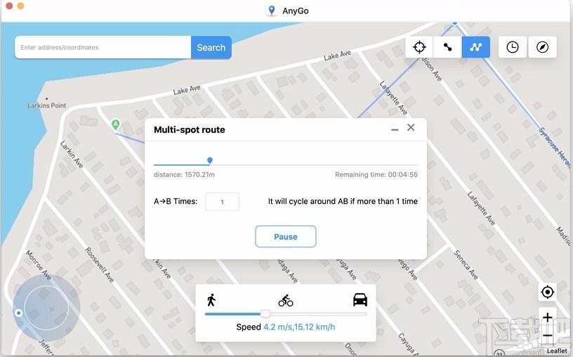 iToolab AnyGo下载,iPhone定位工具,iPhone定位