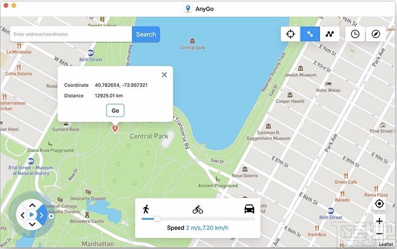 iToolab AnyGo下载,iPhone定位工具,iPhone定位